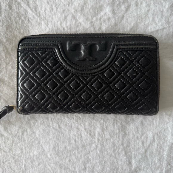 Tory Burch Black Leather Wallet - Picture 1 of 11